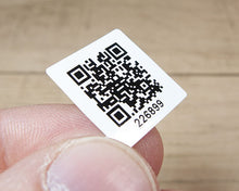 Load image into Gallery viewer, 19mm Square White NTAG213